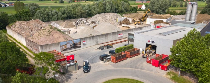 Luchtfoto Devogelaere Recyclage